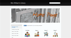 Desktop Screenshot of mrswilliamslibrary.com