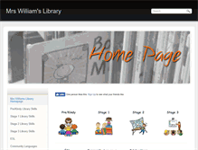 Tablet Screenshot of mrswilliamslibrary.com
